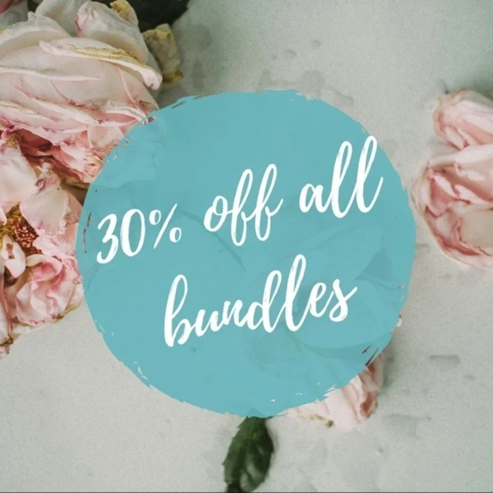 Get 30% off bundles or two or more items!